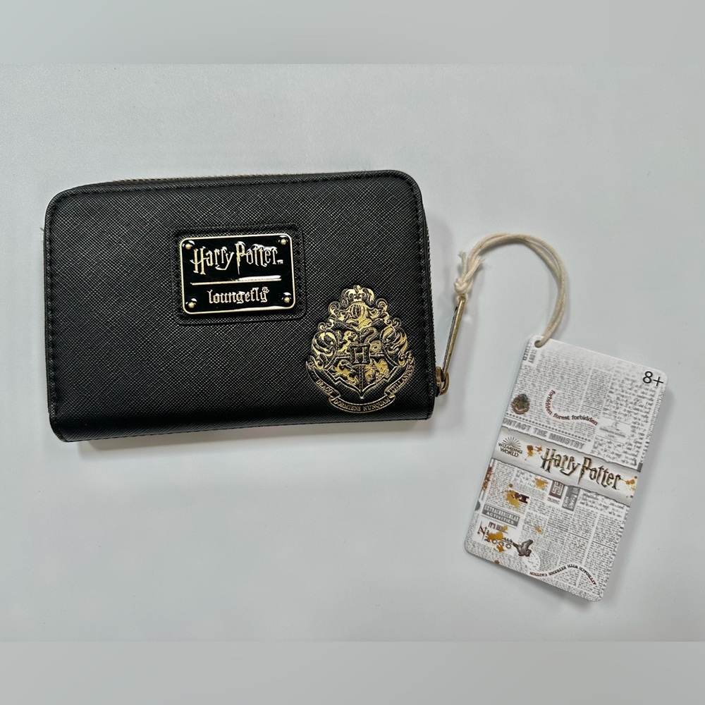 Loungefly Harry Potter Black Zip Wallet - NWT